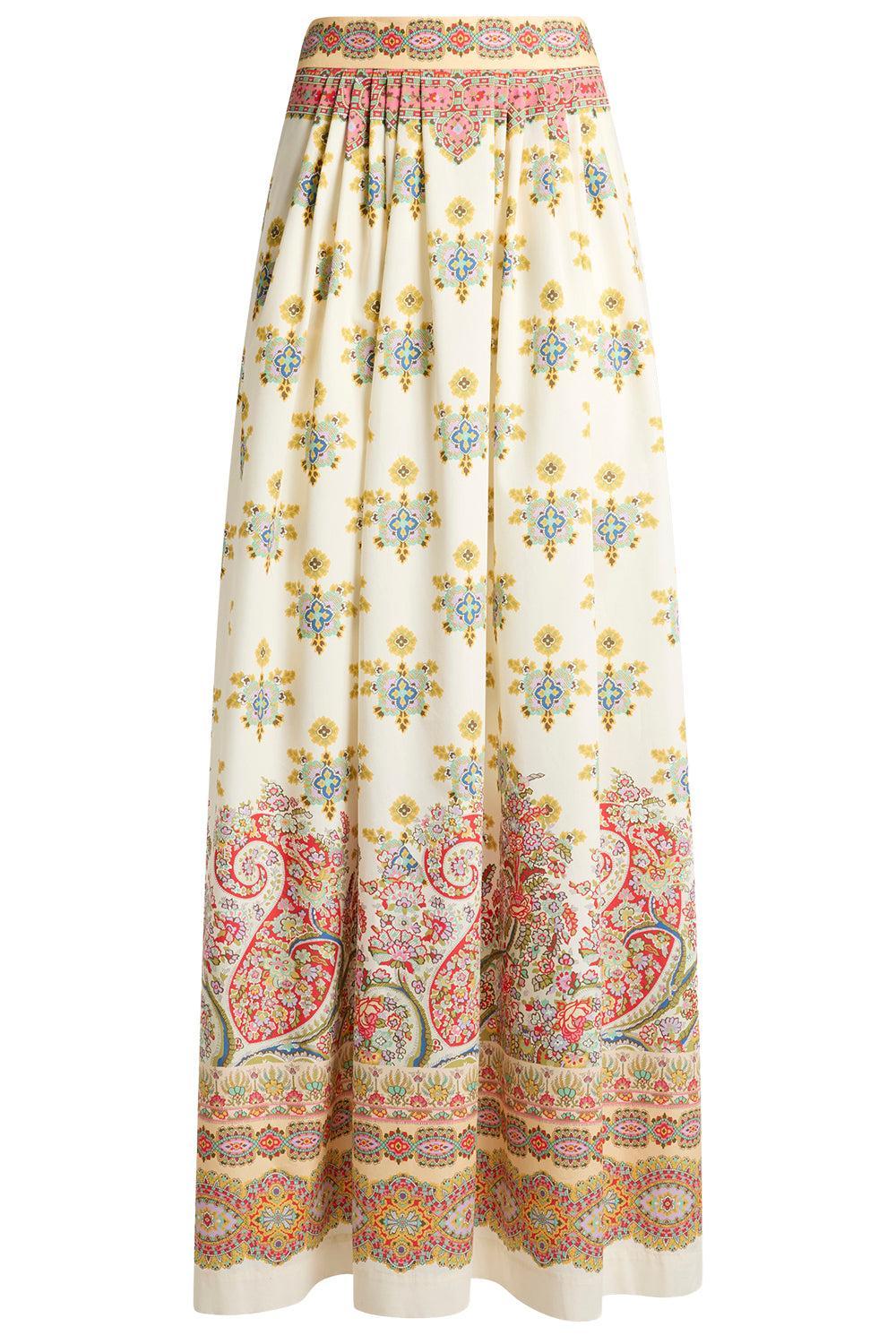Paisley Border Print Maxi Skirt-GEOMETRC-40-CLOTHINGSKIRTMAXI-ETRO