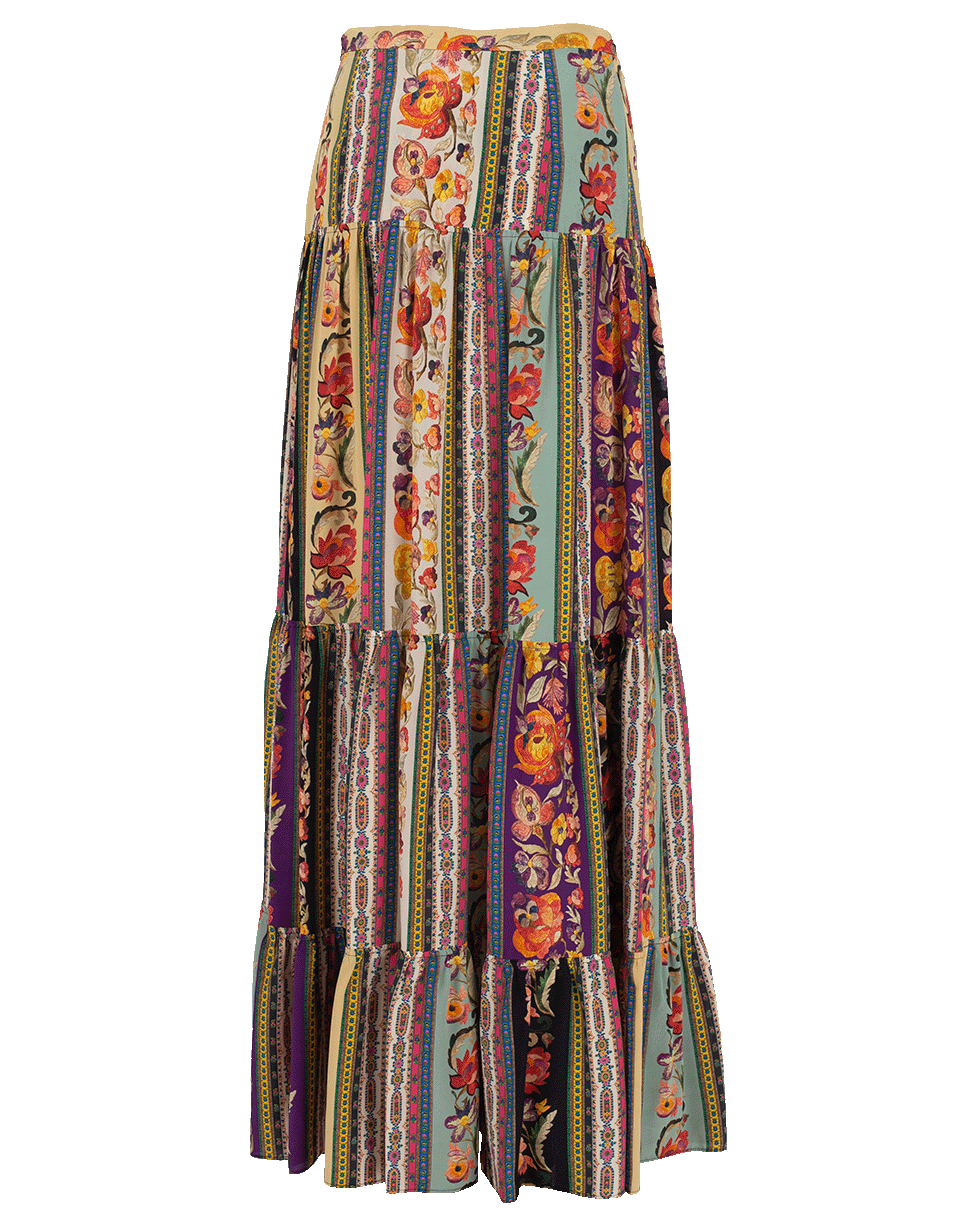 ETRO-Multi Print Midburn Maxi Skirt-