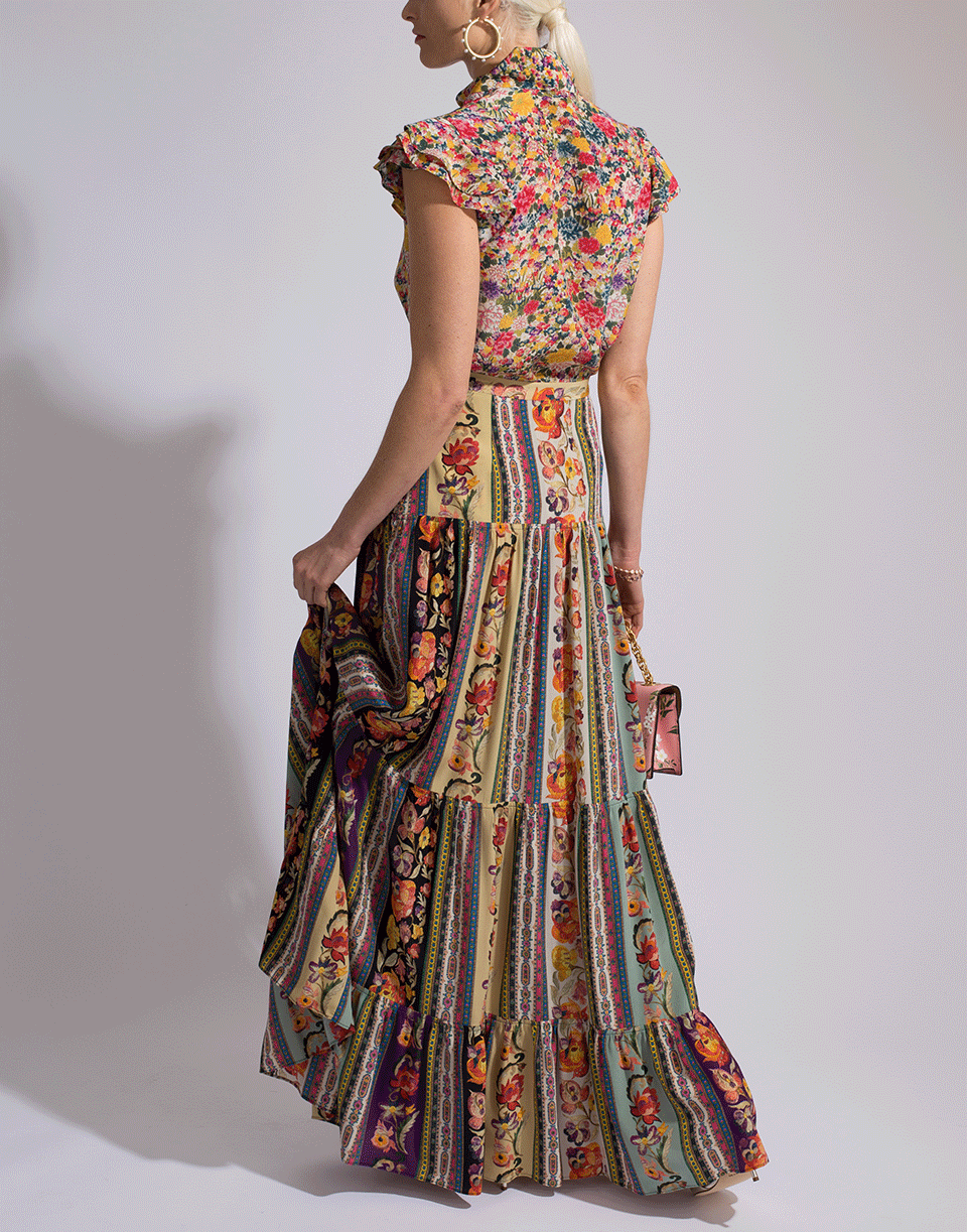 ETRO-Multi Print Midburn Maxi Skirt-