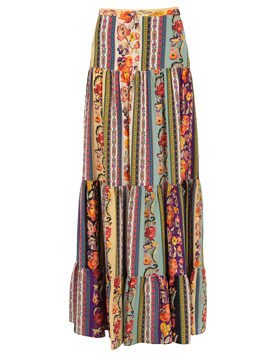ETRO-Multi Print Midburn Maxi Skirt-