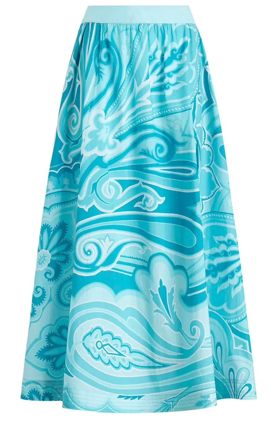 ETRO-Long Belted Skirt-