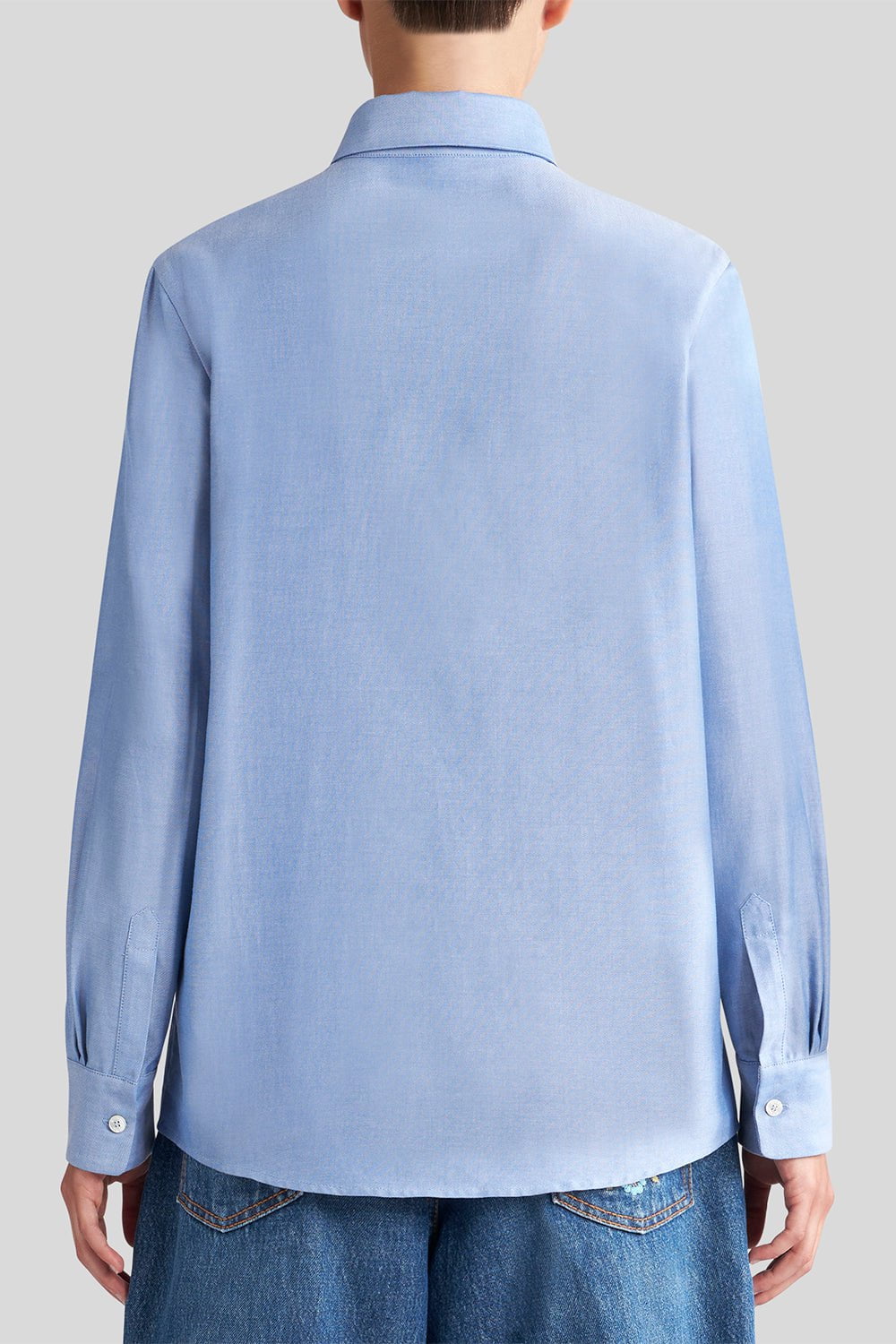 Long Sleeve Button Down Blouse - Blue CLOTHINGTOPBLOUSE ETRO   