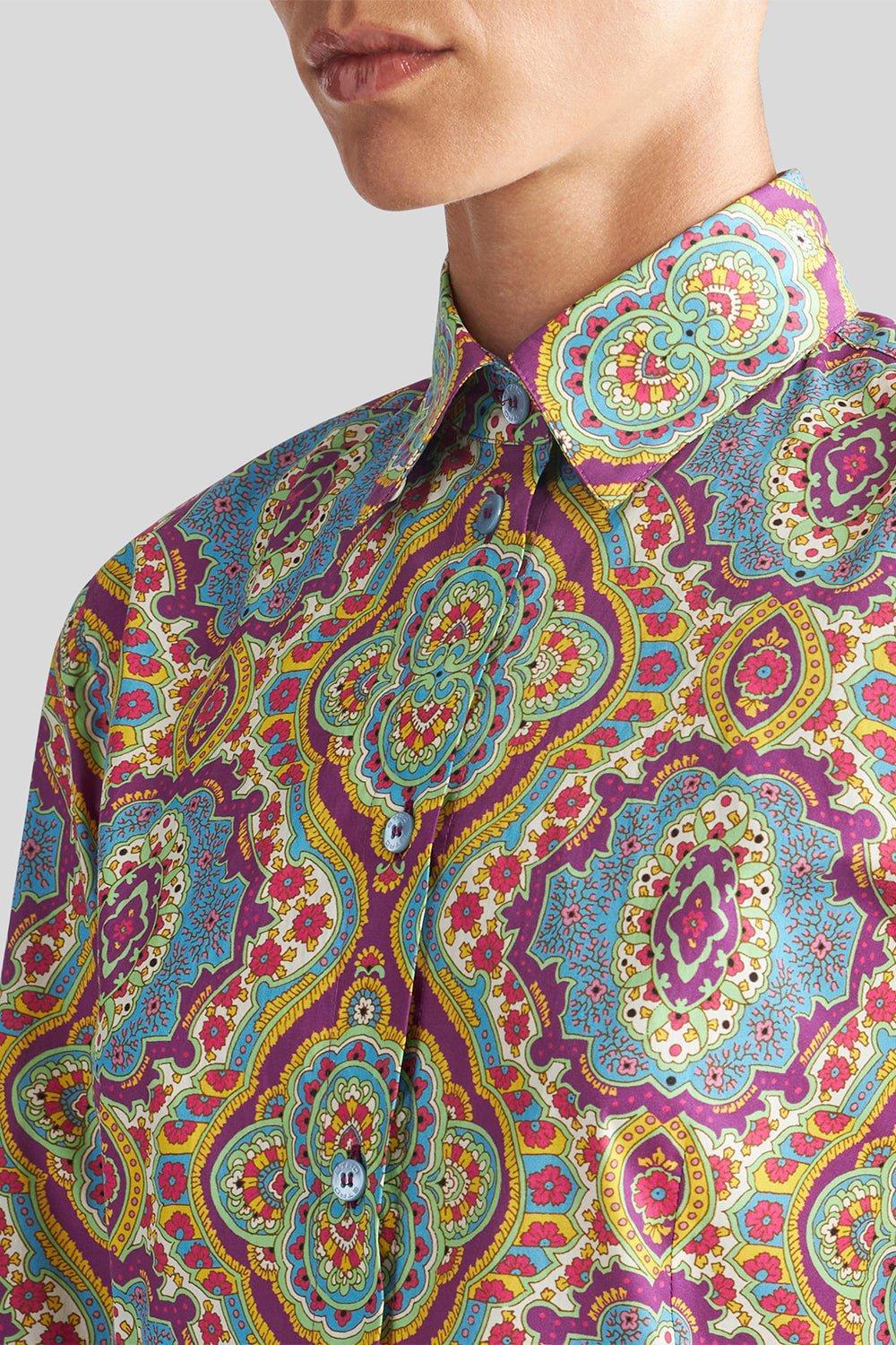 ETRO-Paisley Button Down Blouse-