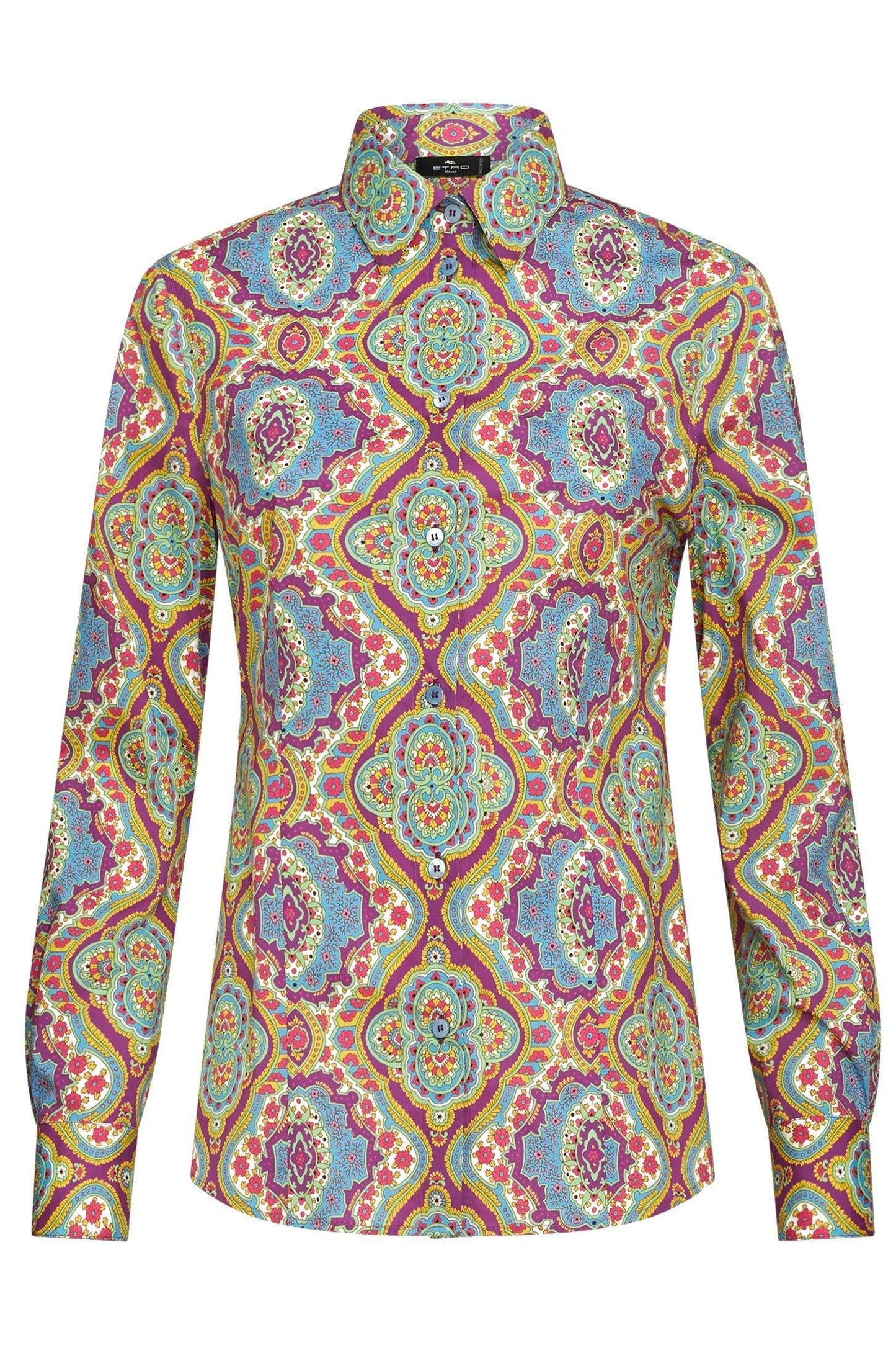 ETRO-Paisley Button Down Blouse-
