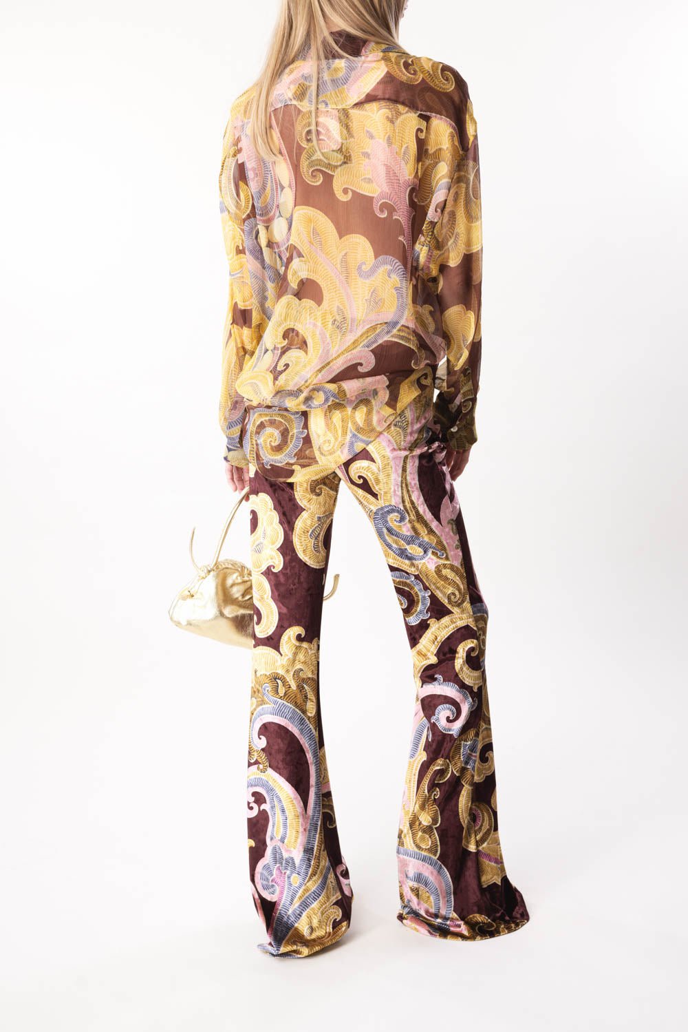 ETRO-Oversized Button Down Blouse-