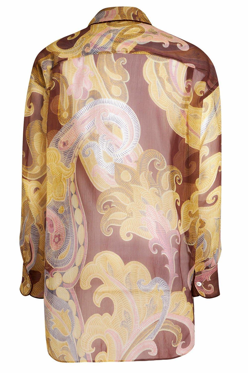 ETRO-Oversized Button Down Blouse-