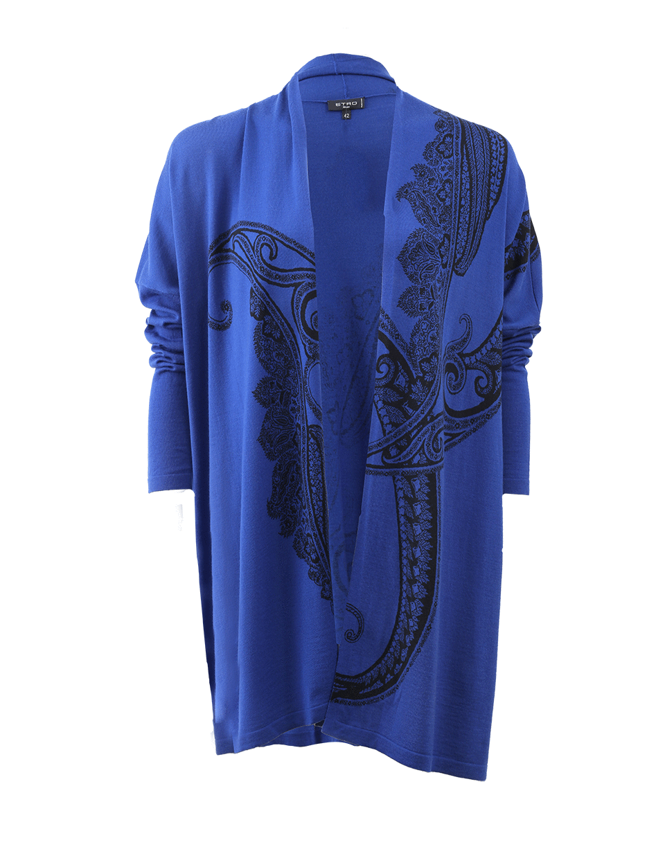 ETRO-Open Drape Front Cardigan-