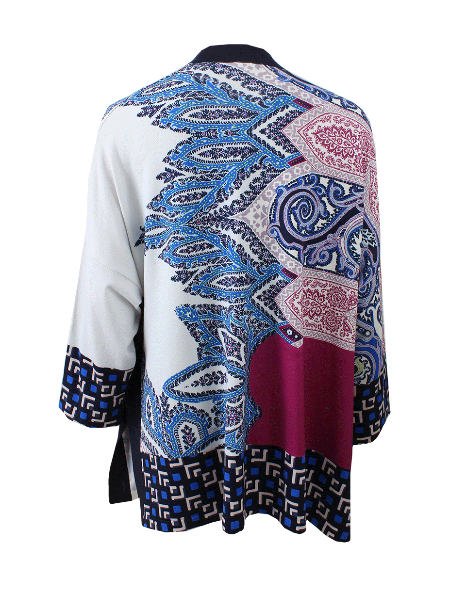 ETRO-Printed Open Cardigan-