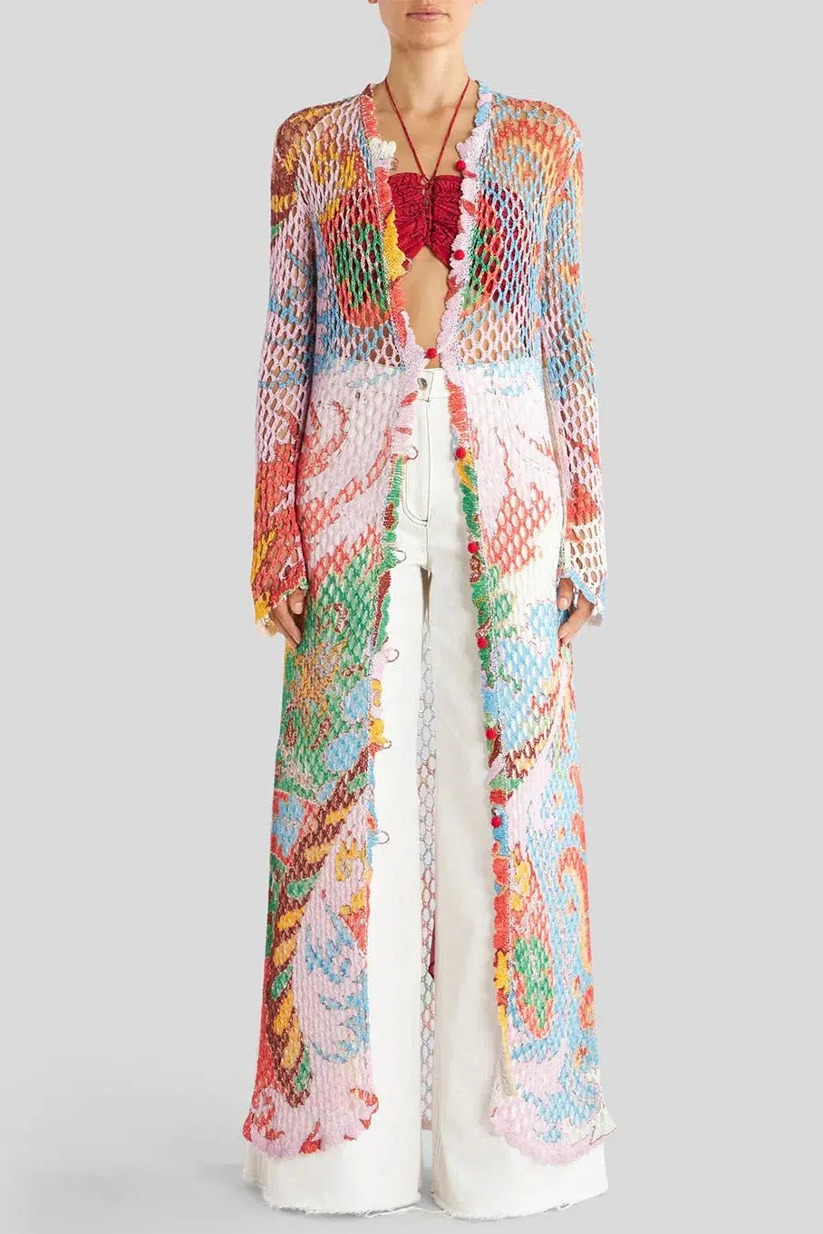 ETRO-Macrame Duster-