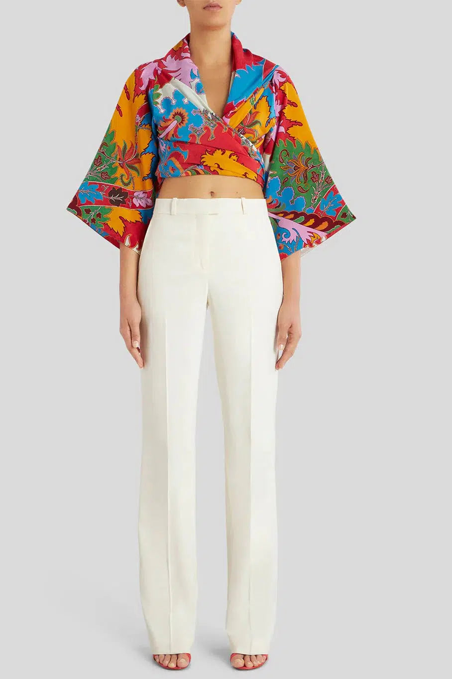 ETRO-Flare Sleeve Wrap-