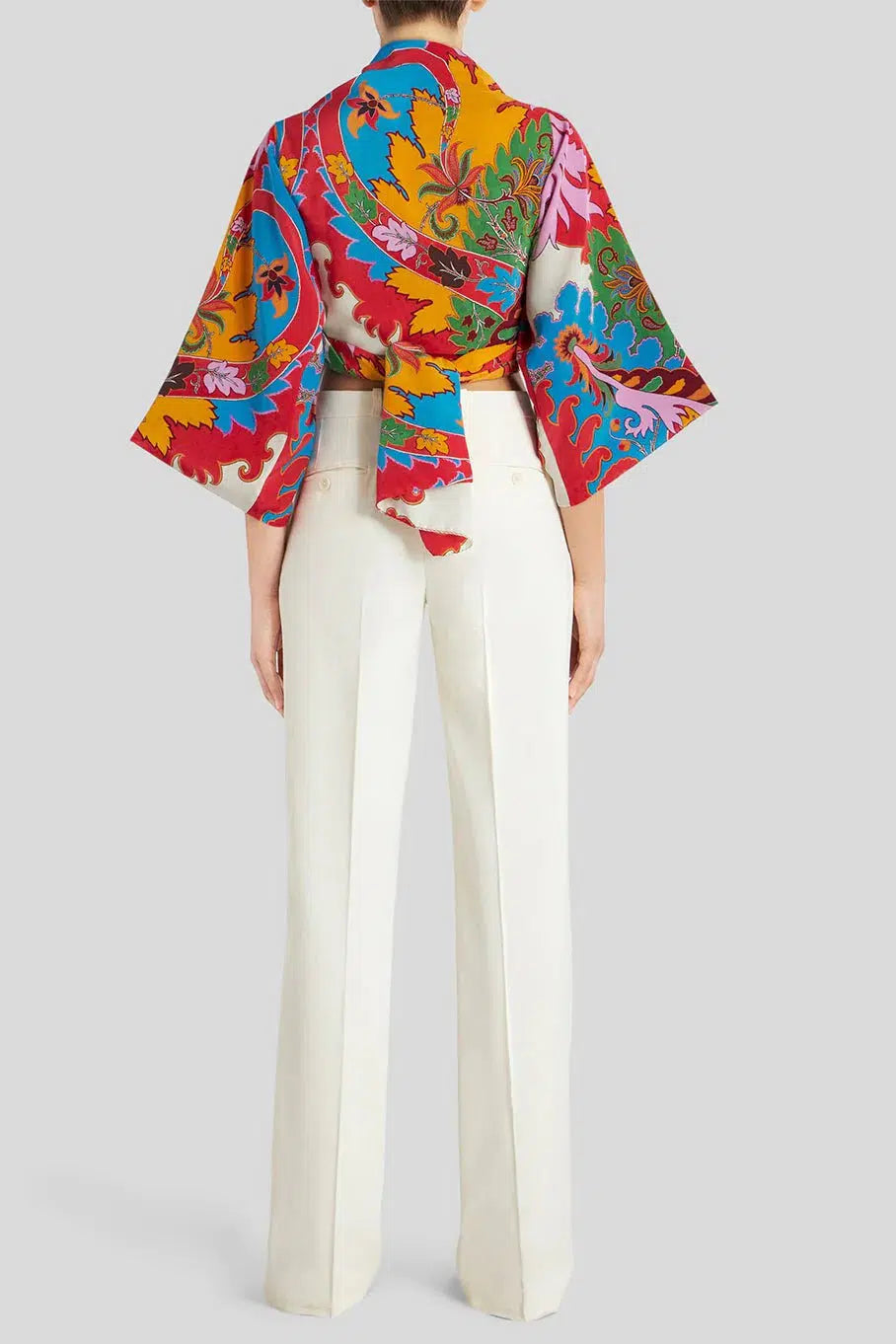ETRO-Flare Sleeve Wrap-