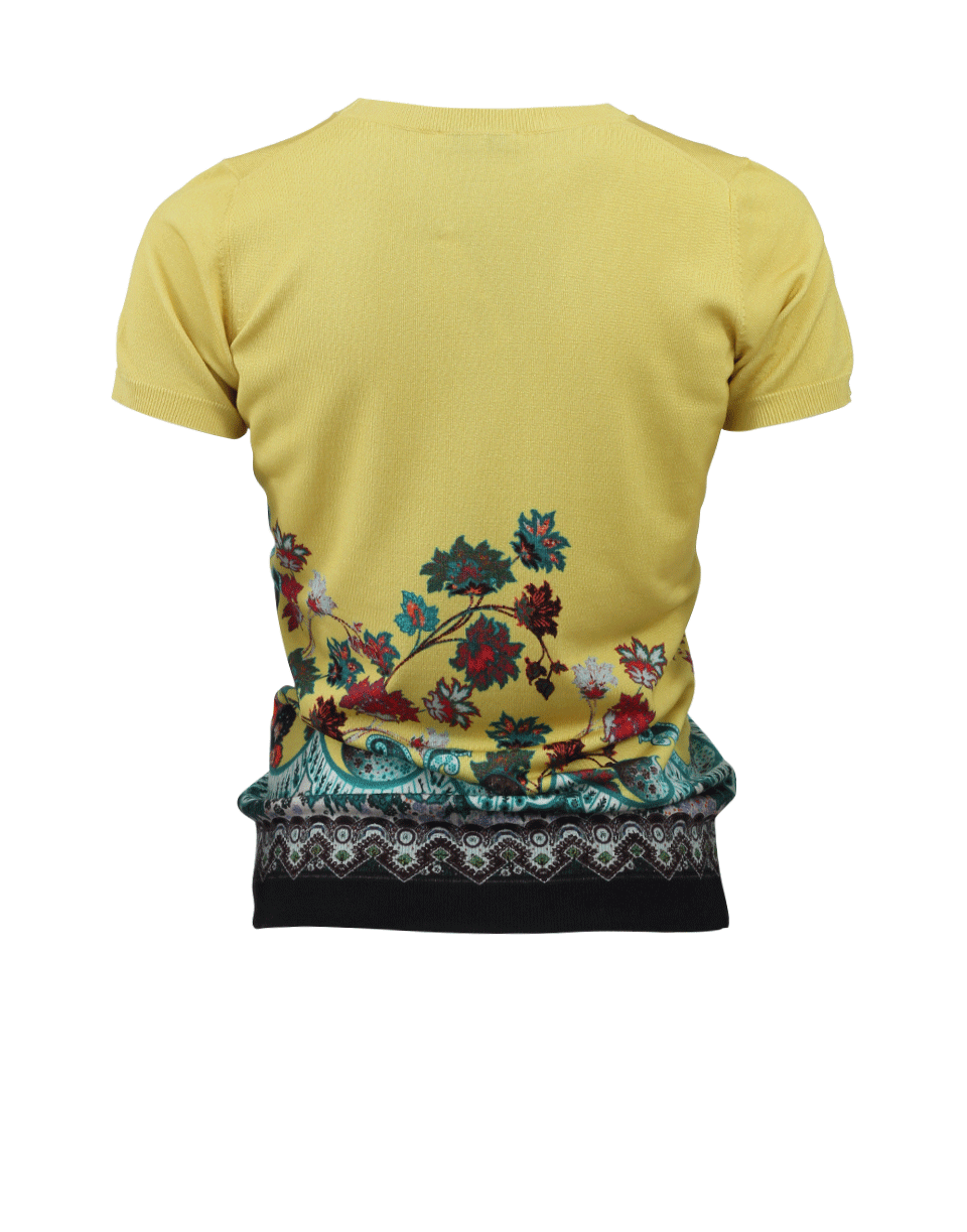 ETRO-Floral Fine-Gauge Sweater-
