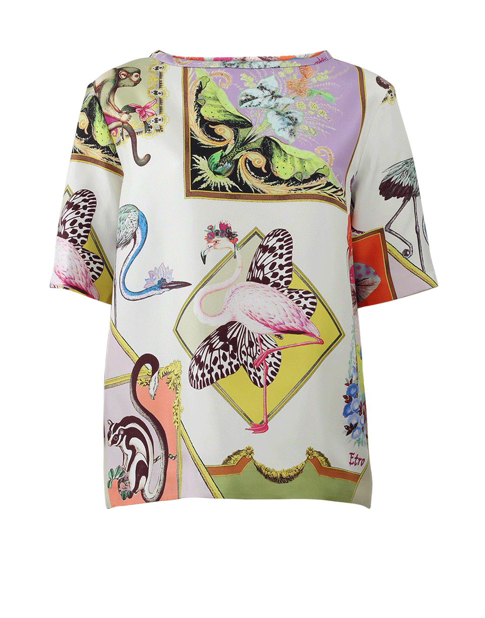 ETRO-Bateau Boxy Blouse-