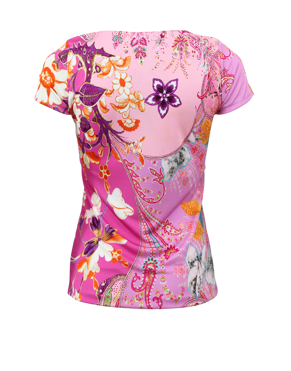 ETRO-Paisley Print T-Shirt-