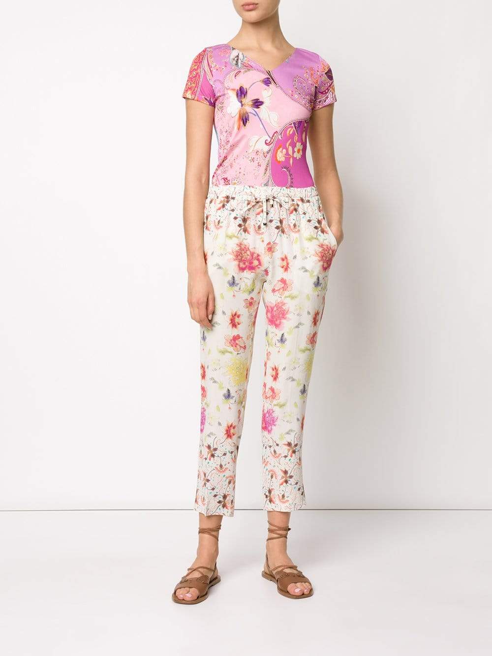 ETRO-Paisley Print T-Shirt-