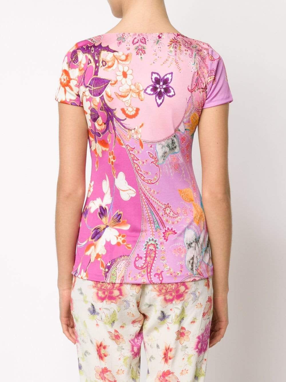 ETRO-Paisley Print T-Shirt-