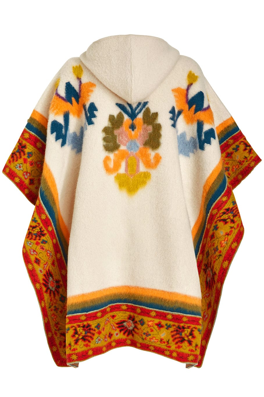 ETRO-Maglia Poncho-BIANCO
