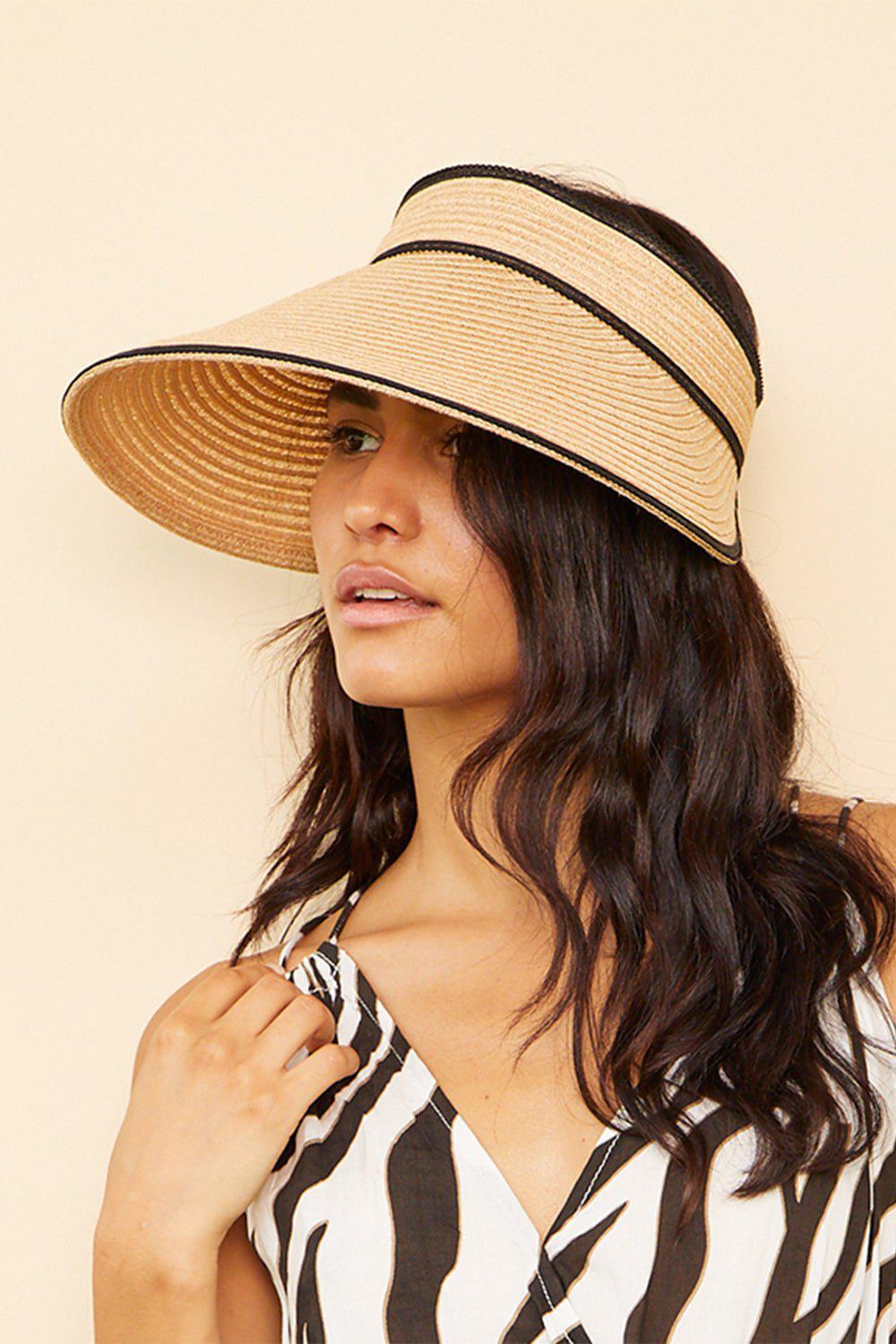 EUGENIA KIM-Trixie Visor-CAMEL/BK