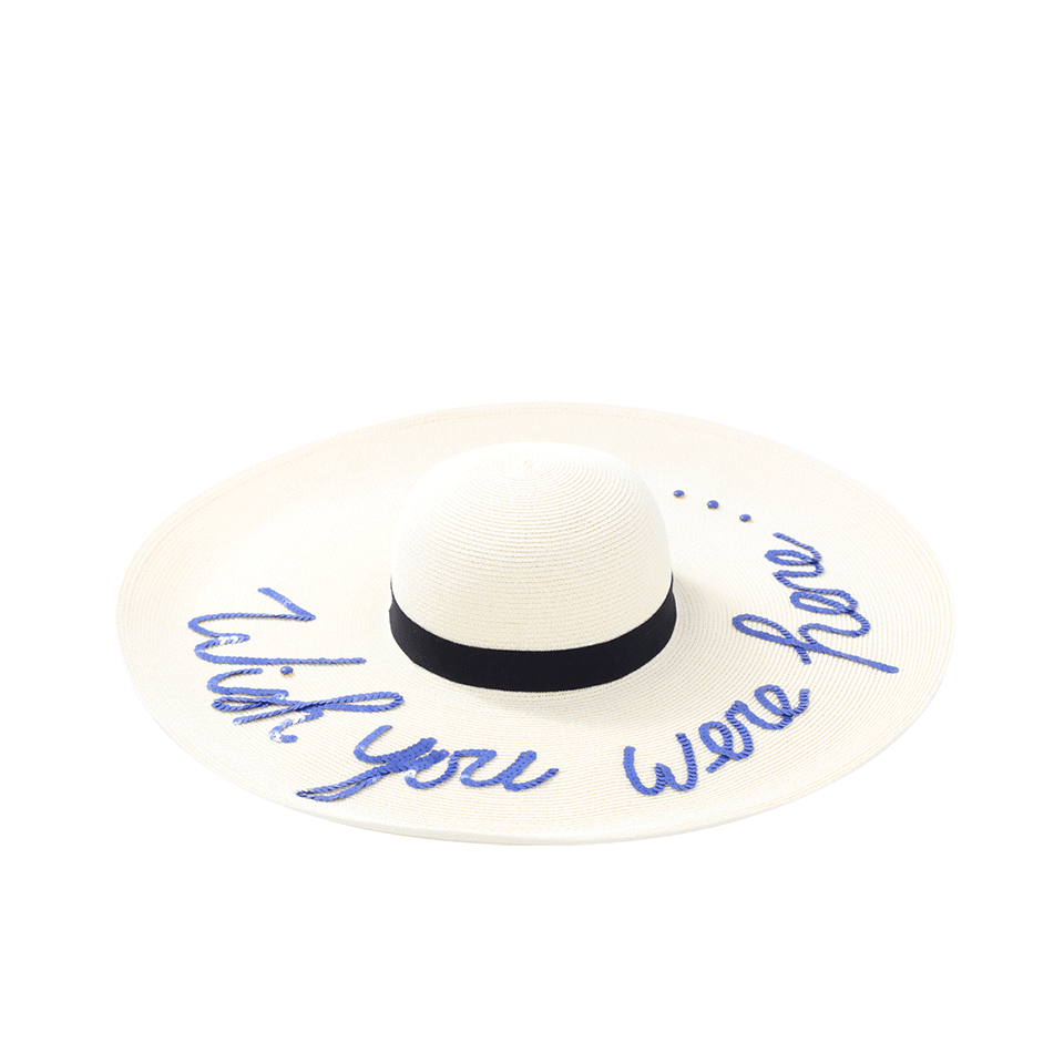 EUGENIA KIM-Wish You Were Here Sunny Hat-IVORY