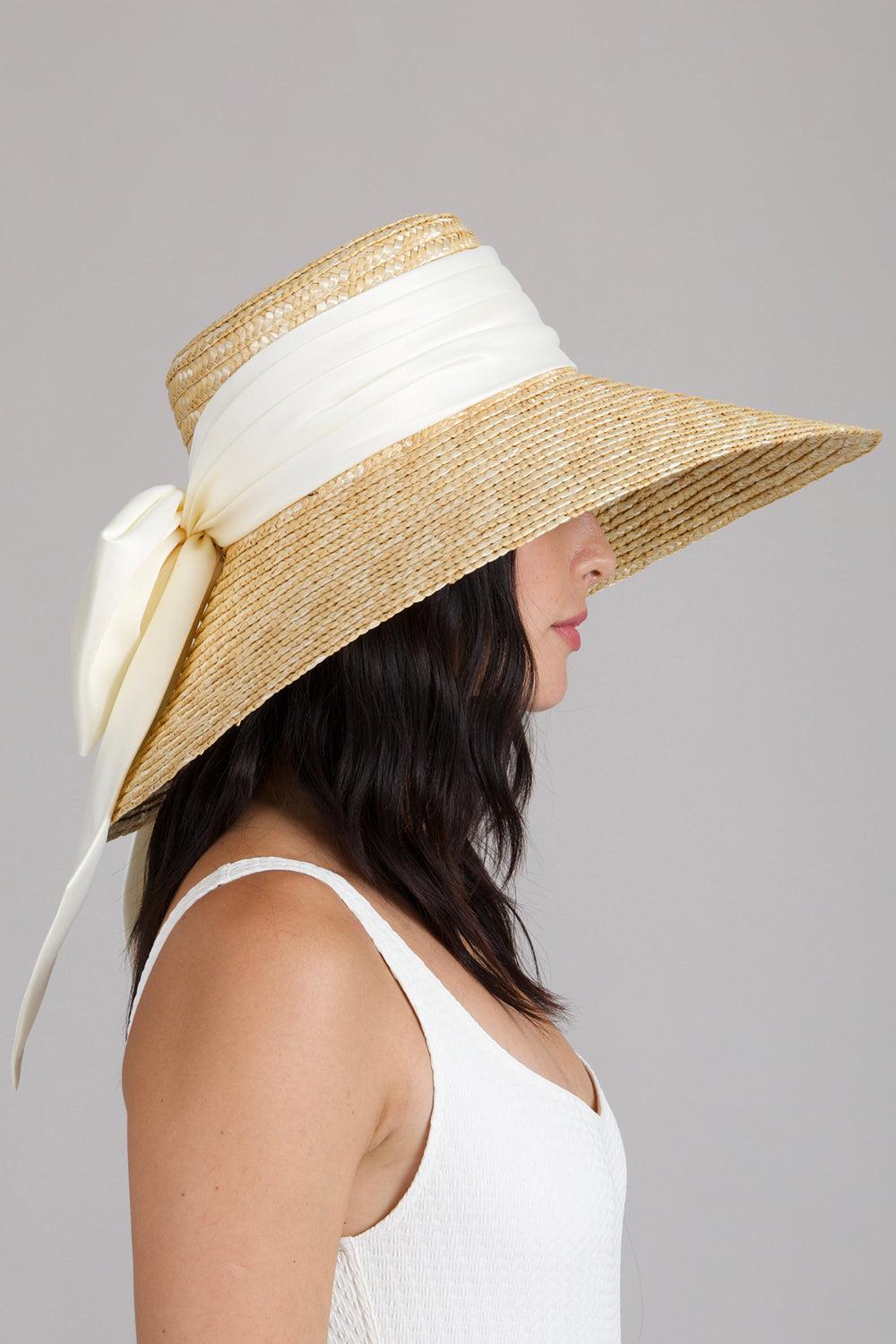 Mirabel Wide Brim Hat - Natural-NATURAL-O/S-ACCESSORIEHEADWEAR-EUGENIA KIM