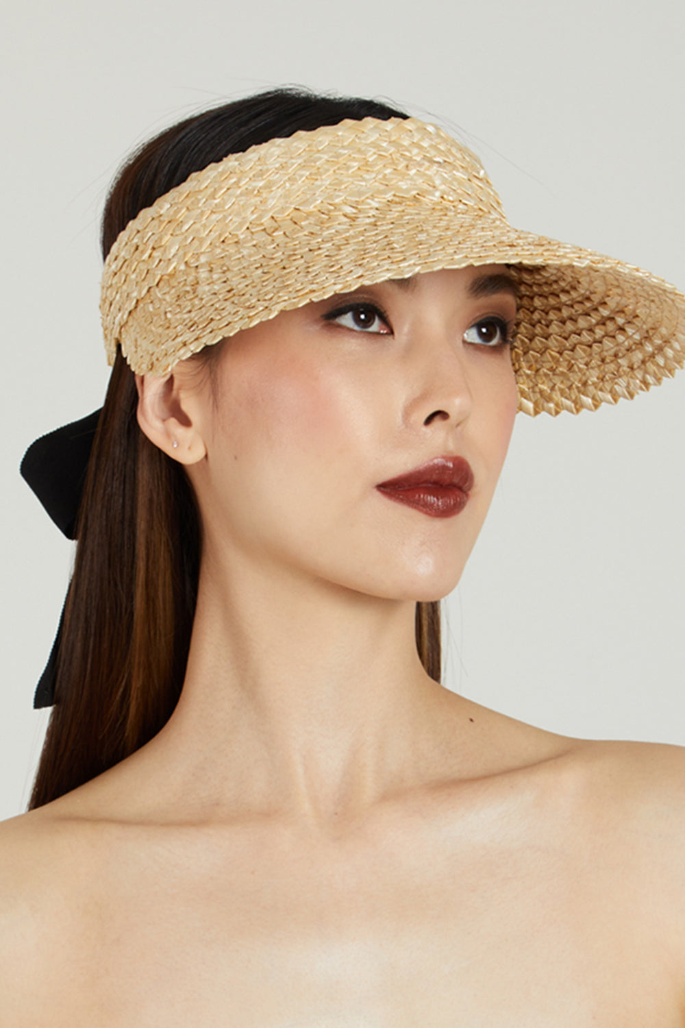 Ricky Visor-NATURAL-O/S-ACCESSORIEHEADWEAR-EUGENIA KIM