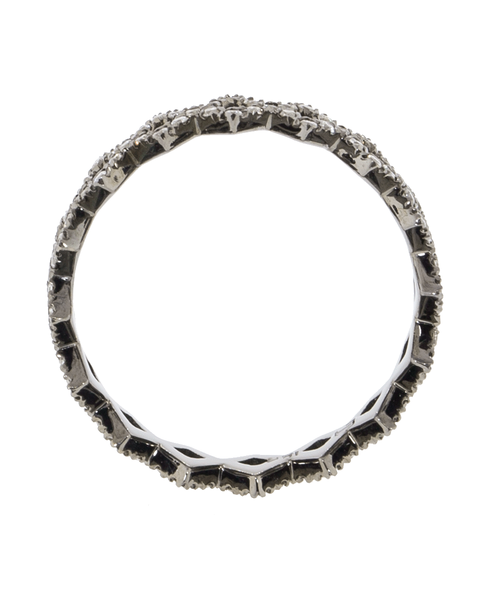 EVA FEHREN-Diamond Pave Rex Band Ring-BLACK GOLD