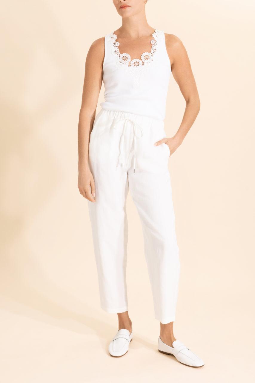 Pascal Pant-WHITE-38-CLOTHINGPANTCROPPED-ANTONELLI
