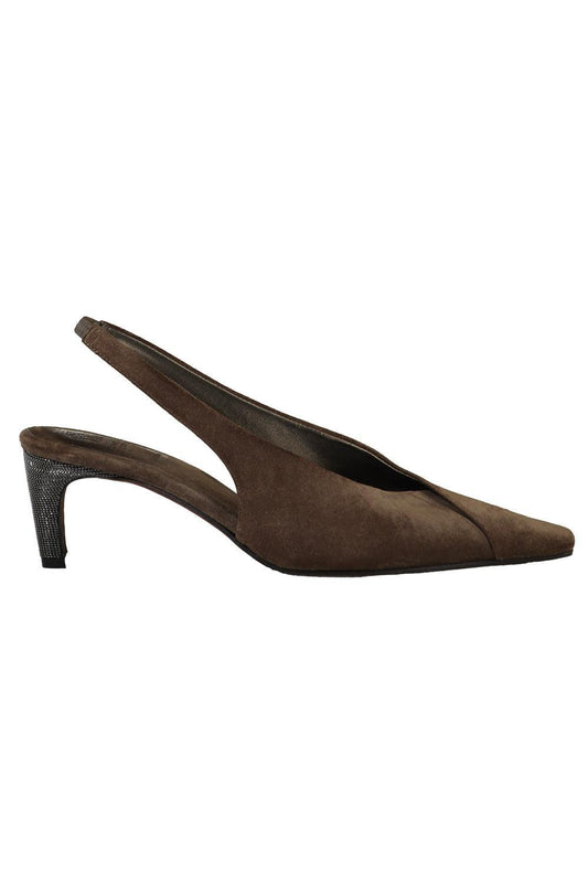 Slingblack Wrap Heel-BROWN-37-SHOEPUMP-BRUNELLO CUCINELLI