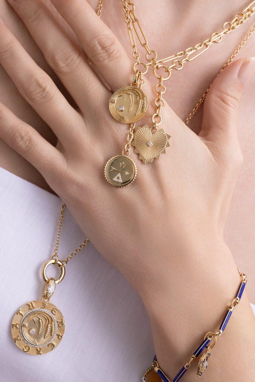 Dream Fine Mixed Clip Extension Necklace-YELLOW GOLD-JEWELRYFINE JEWELNECKLACE O-FOUNDRAE