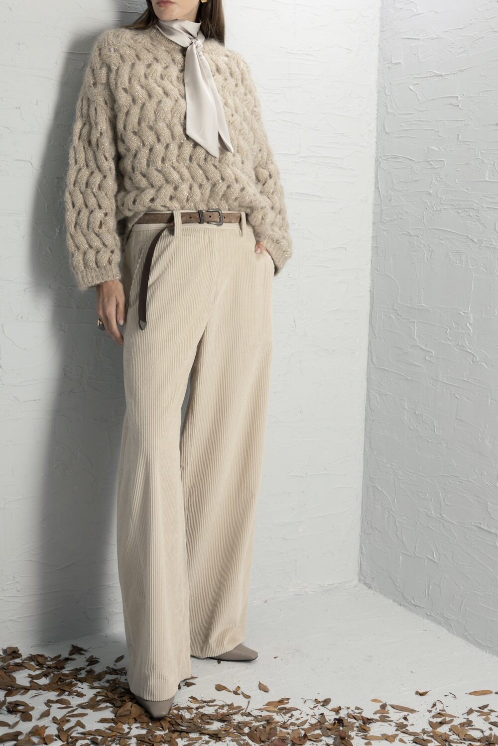 Soft Barrel Pant-CREAM-38-CLOTHINGPANTWIDE LEG-BRUNELLO CUCINELLI