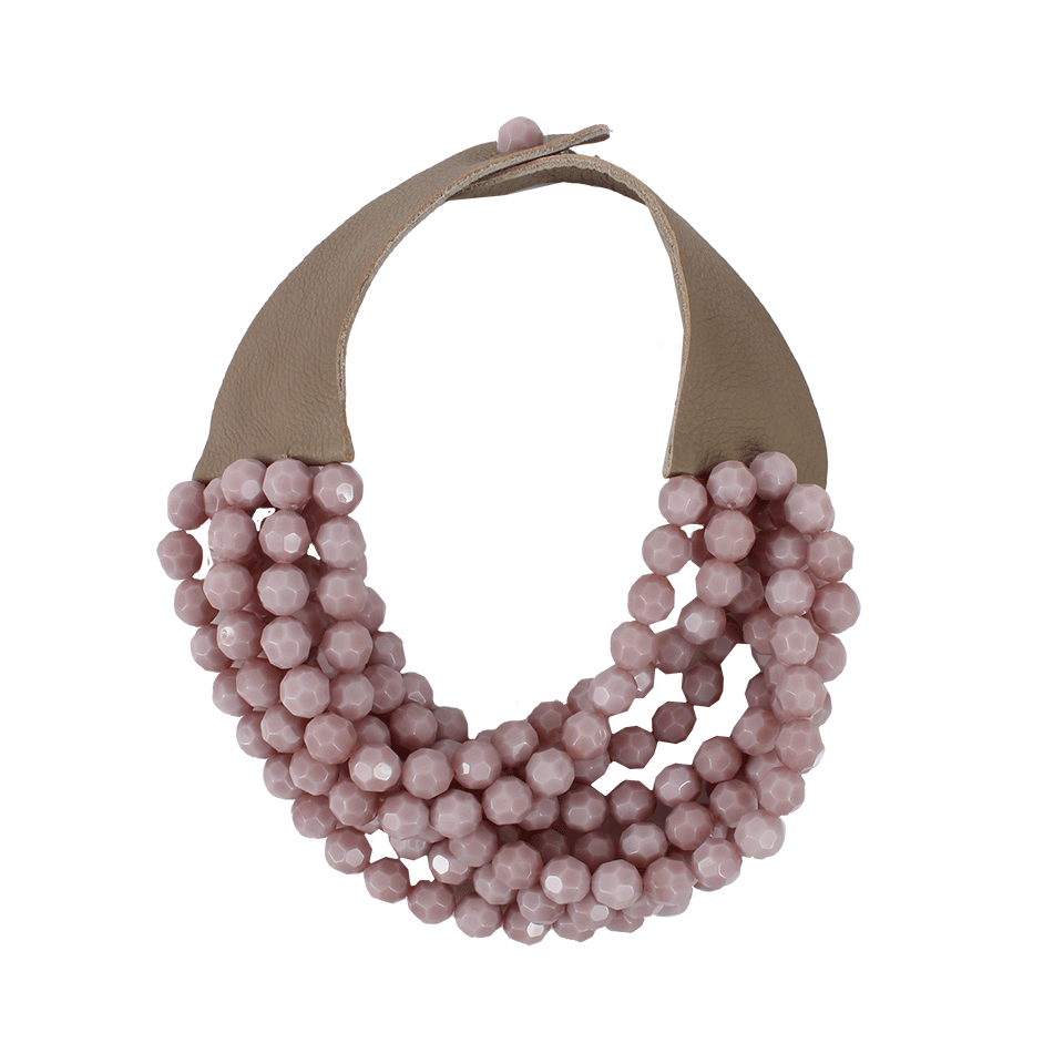 FAIRCHILD BALDWIN-Bella Beaded Necklace-ROSE/TAU