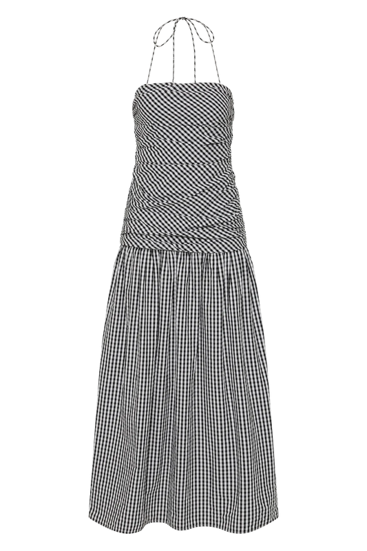 Vento Midi Dress-BLACK-2-CLOTHINGDRESSCASUAL-FAITHFULL