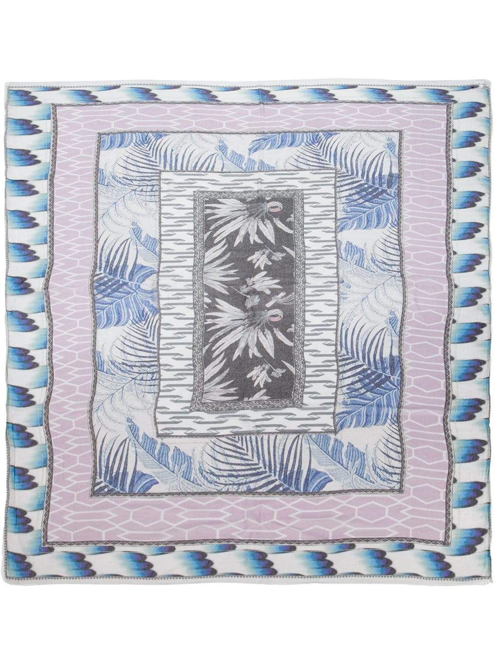 FALIERO SARTI-Compostella Tile Scarf-PNK/BLUE