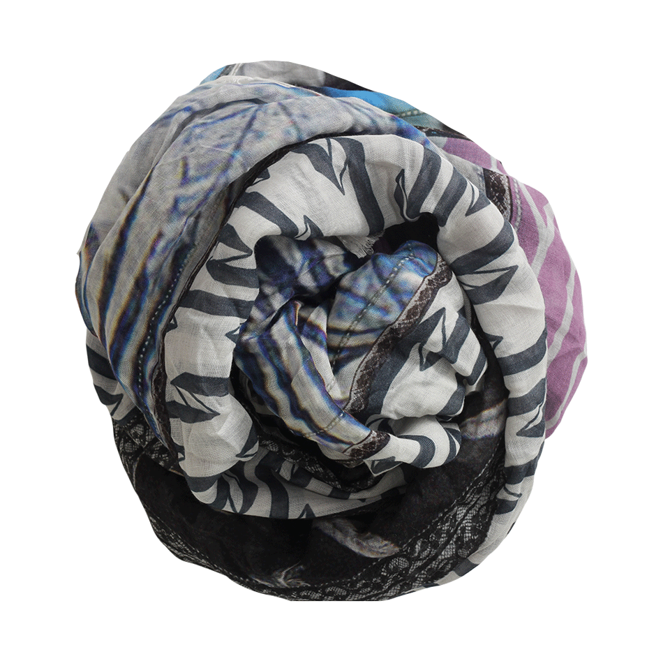 FALIERO SARTI-Compostella Tile Scarf-PNK/BLUE