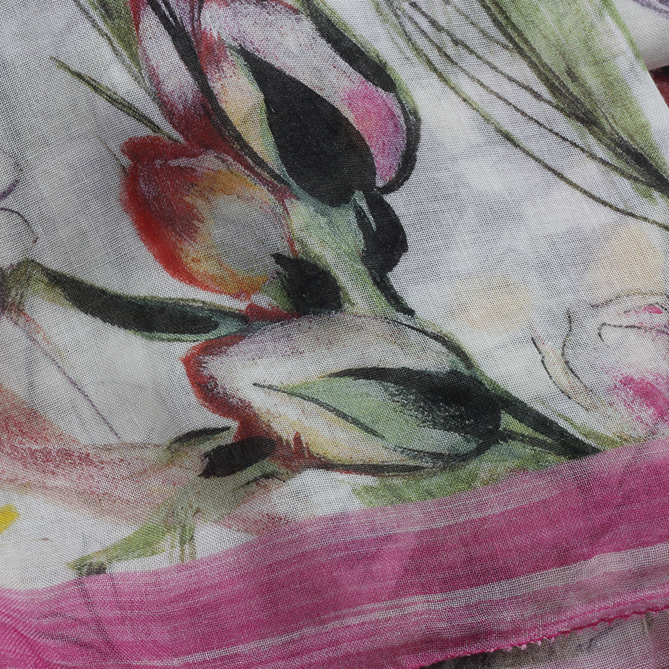 FALIERO SARTI-Ete Scarf-PNK/GRN