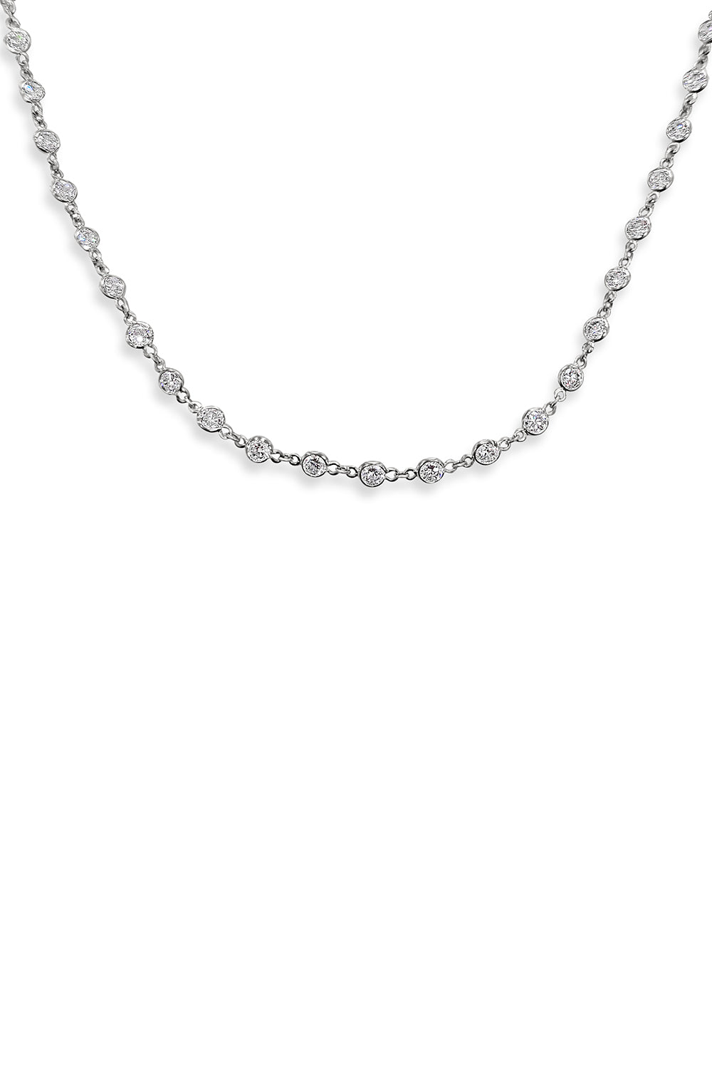 Yard Necklace-WHITE-JEWELRYBOUTIQUECHAIN-FANTASIA by DESERIO