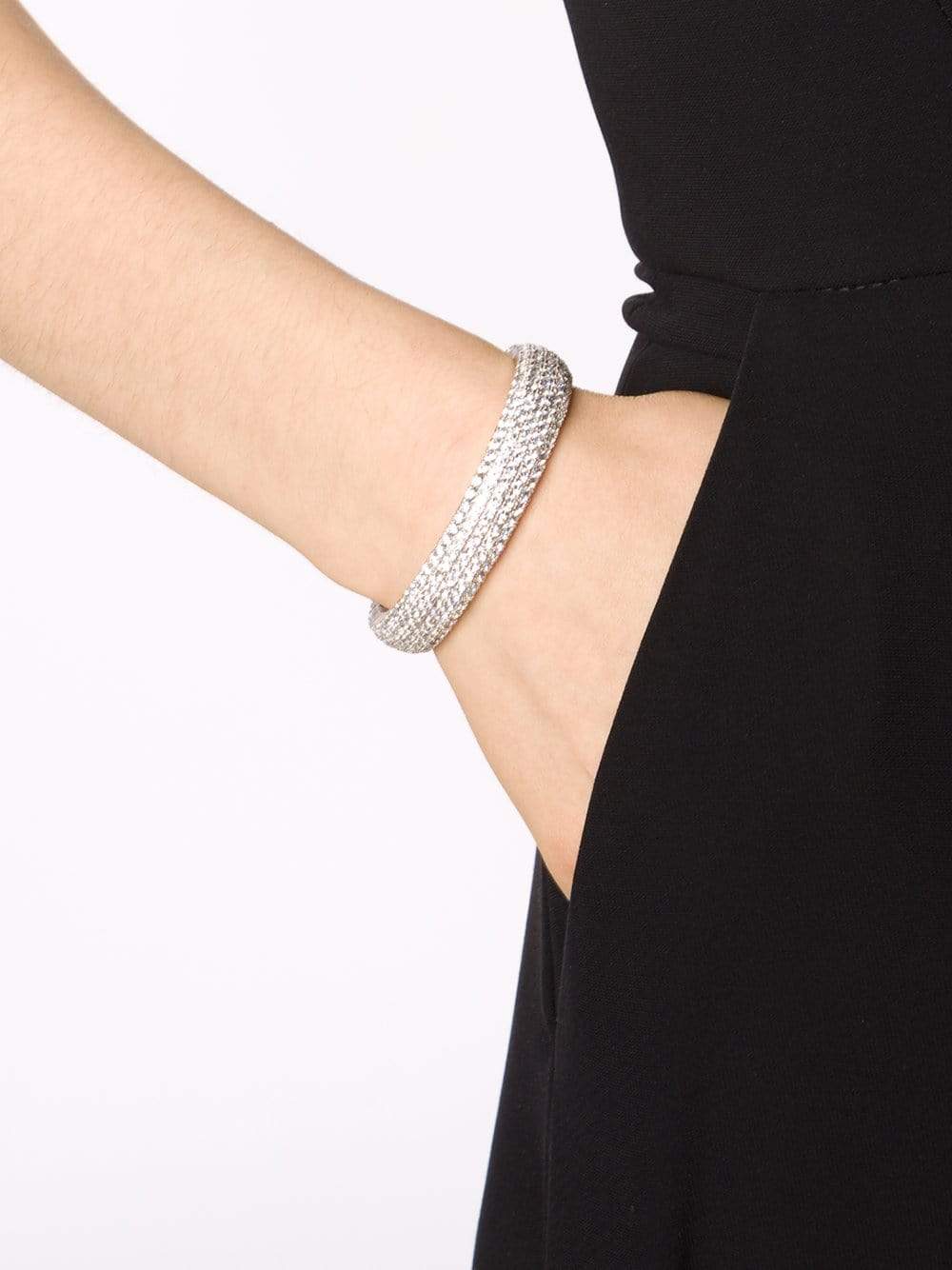 FANTASIA by DESERIO-Small Pave Cuff-W-CZ