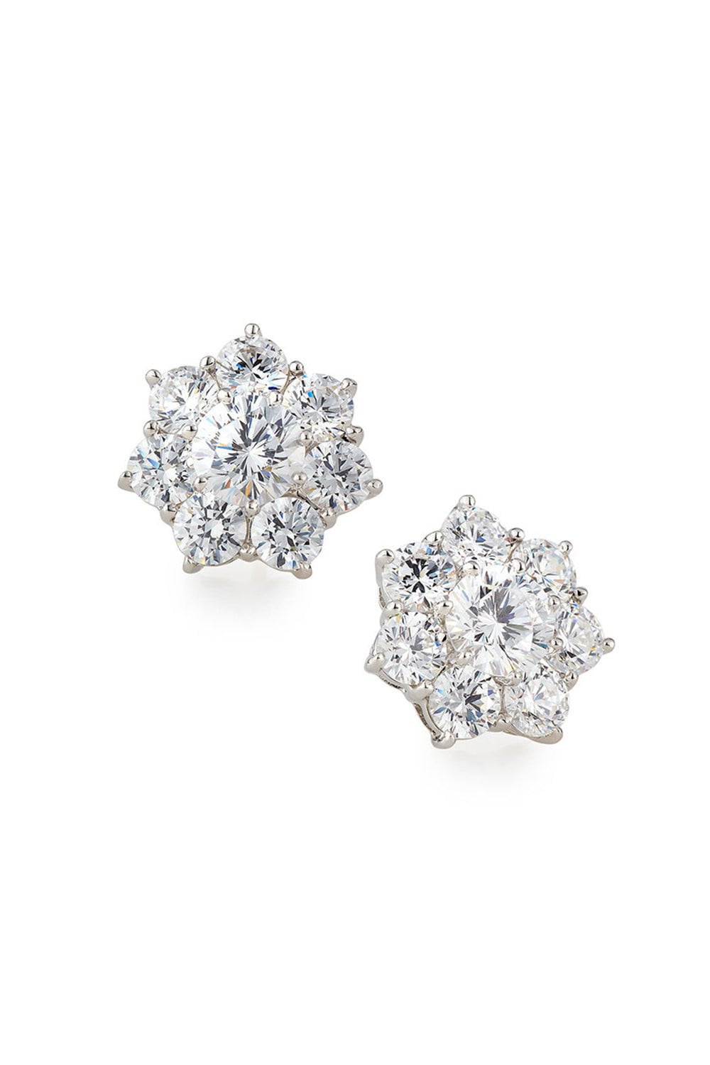 Sparkling Flower Stud Earrings JEWELRYBOUTIQUEEARRING FANTASIA by DESERIO   