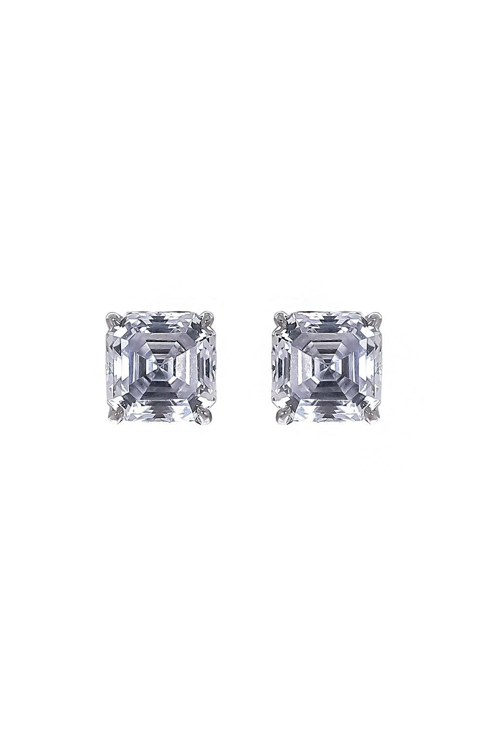 White Clip Stud Earrings-WHITE-JEWELRYBOUTIQUEEARRING-FANTASIA by DESERIO