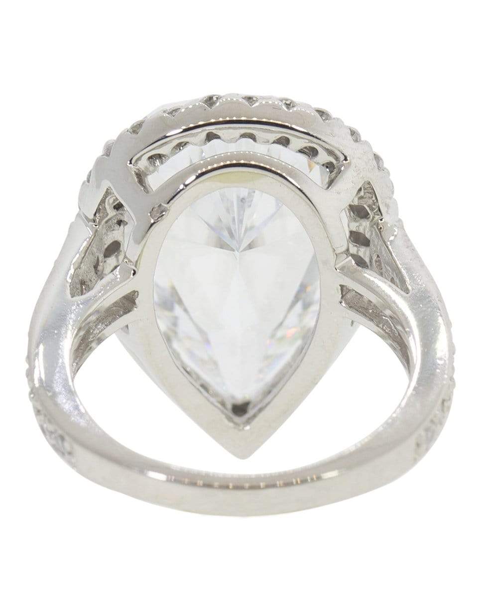 FANTASIA by DESERIO-Pear Cubic Zirconia Ring-W14KCZ