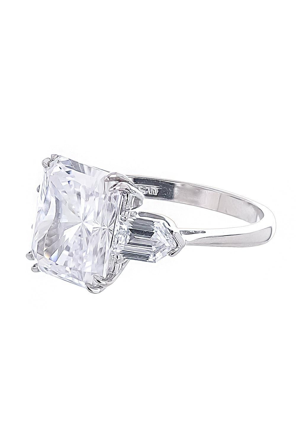 Side Bullet Radiant Ring-WHITE-7.75-JEWELRYBOUTIQUERING-FANTASIA by DESERIO