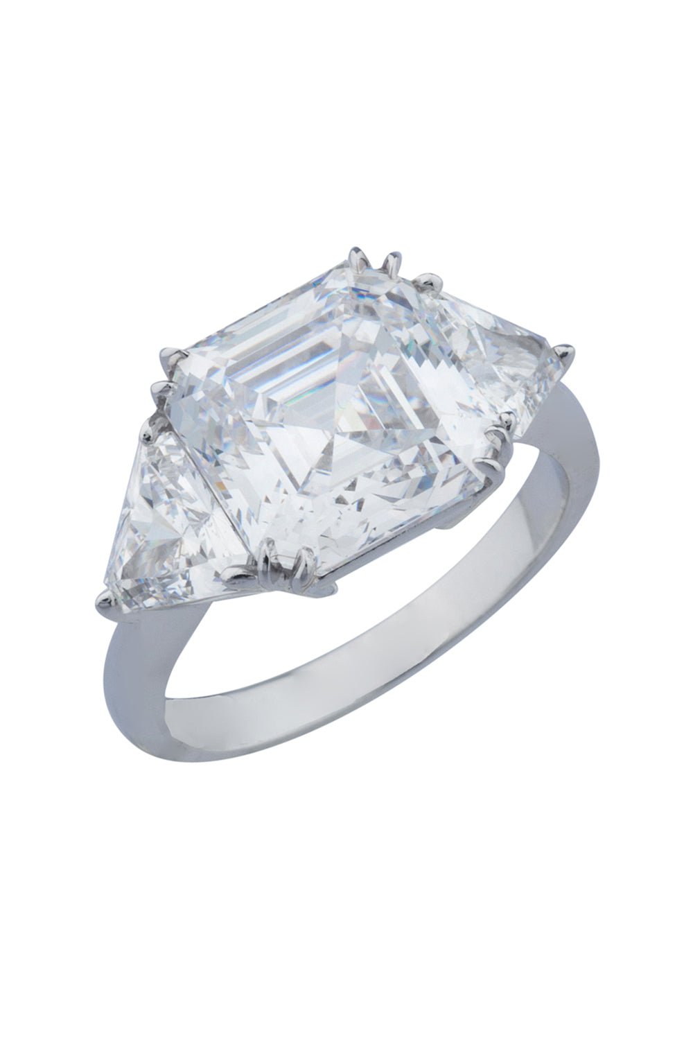 Asscher Trillions Ring JEWELRYBOUTIQUERING FANTASIA by DESERIO   