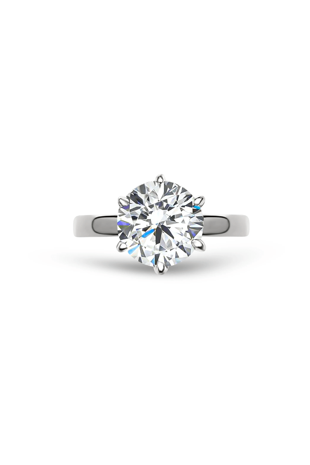 Round Solitaire Ring JEWELRYBOUTIQUERING FANTASIA by DESERIO   