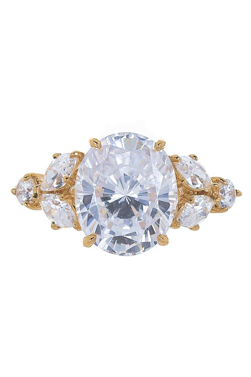 FANTASIA by DESERIO-Oval Marquise Ring-YELLOW GOLD