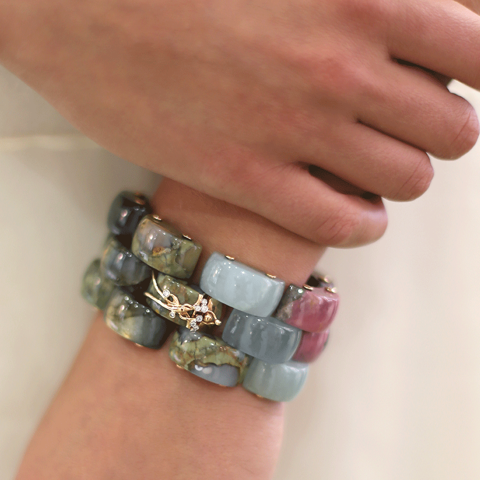 FEDERICA RETTORE-Alba Panthere Bracelet-ROSE GOLD