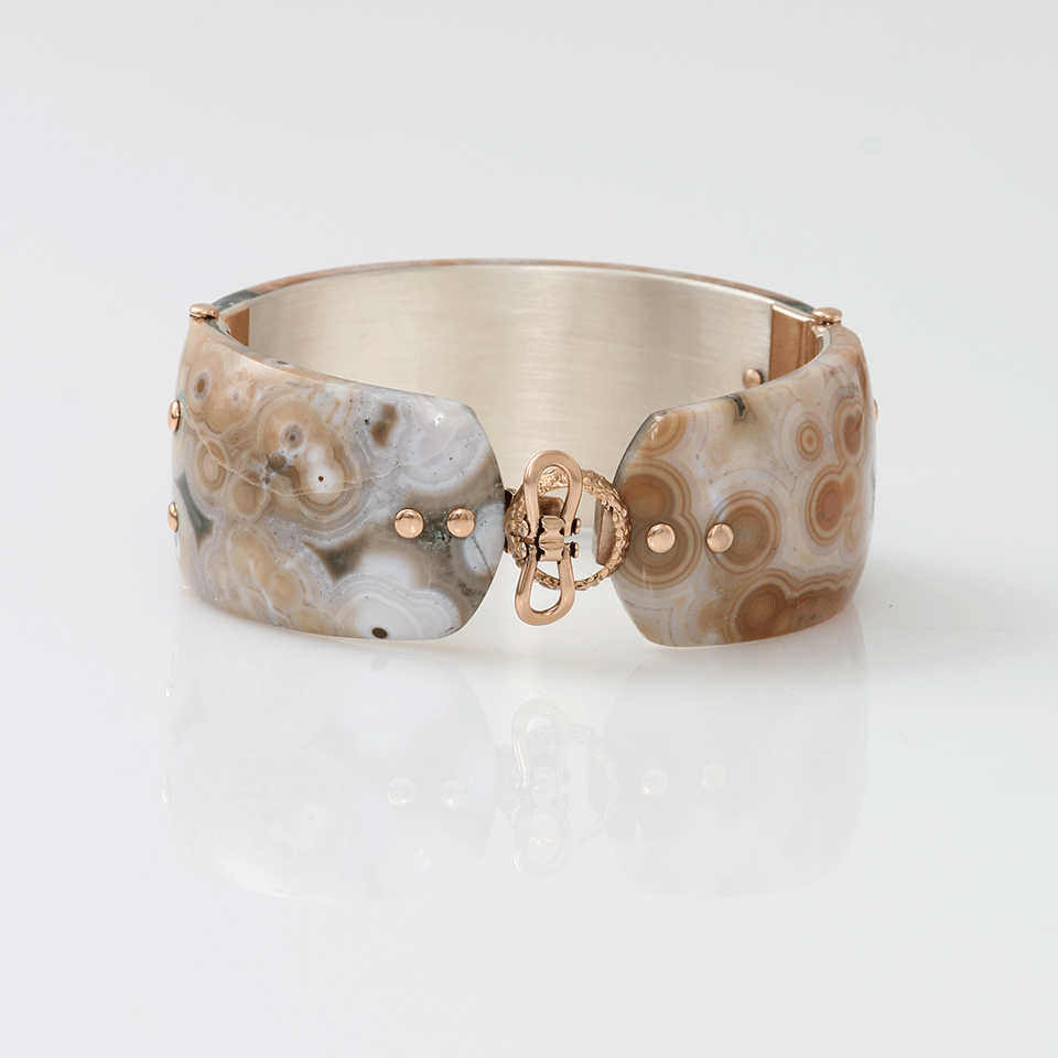 FEDERICA RETTORE-Gea Cuff Bracelet-ROSE GOLD