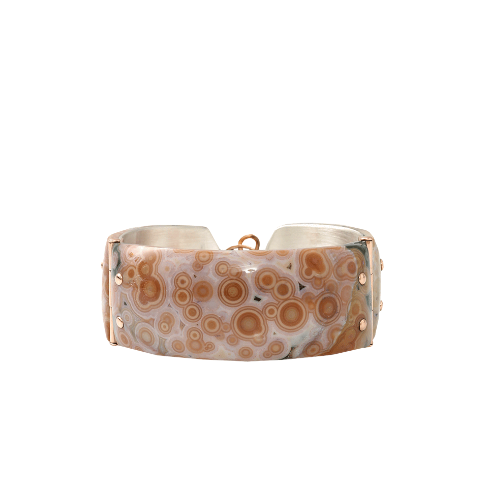 FEDERICA RETTORE-Gea Cuff Bracelet-ROSE GOLD