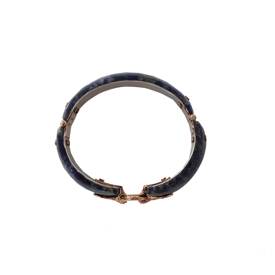 FEDERICA RETTORE-Gea Sodalite Cuff-ROSE GOLD