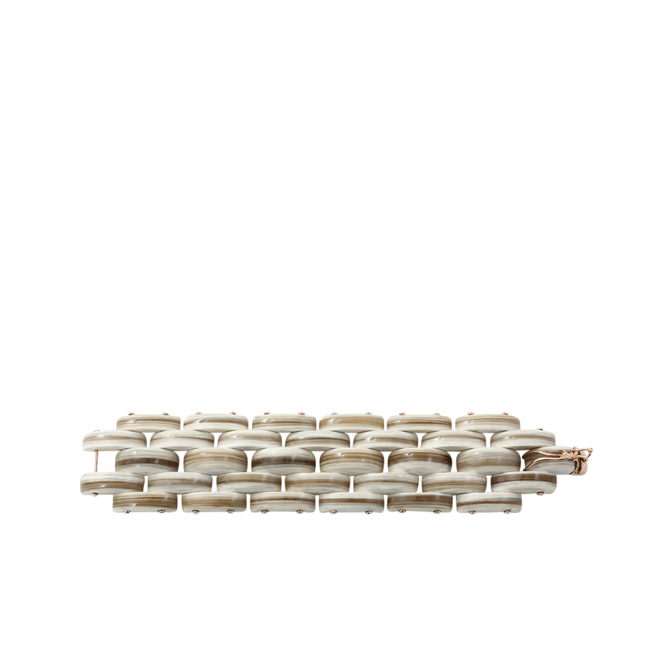 FEDERICA RETTORE-Mini Panthere Zebu Horn Bracelet-ROSE GOLD