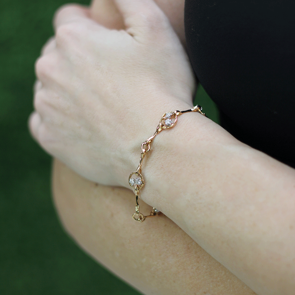 FEDERICA RETTORE-Nodi D'Amore Bracelet-ROSE GOLD